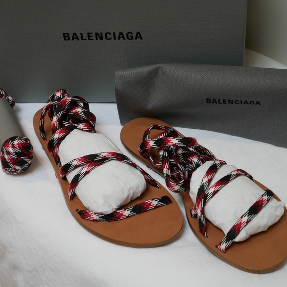 Balenciaga Wrap Gladiator Sandal - Picture 1 of 7